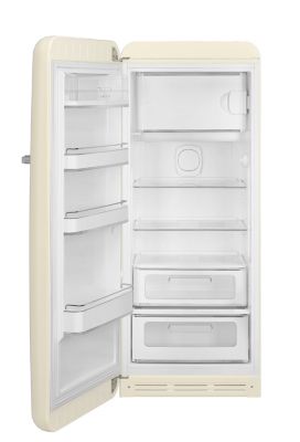 Réfrigérateur congélateur à poser ouverture gauche Smeg FAB28LCR5 244L / 26L crème