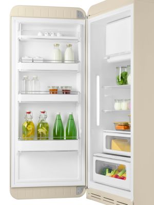 Réfrigérateur congélateur à poser ouverture gauche Smeg FAB28LCR5 244L / 26L crème
