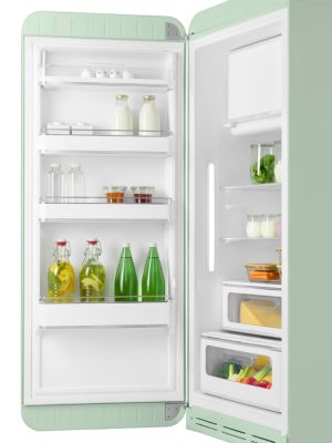 Réfrigérateur congélateur à poser ouverture gauche Smeg FAB28LPG5 244L / 26L vert d'eau