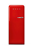 Réfrigérateur congélateur à poser ouverture gauche Smeg FAB28LRD5 244L / 26L rouge