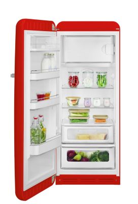 Réfrigérateur congélateur à poser ouverture gauche Smeg FAB28LRD5 244L / 26L rouge