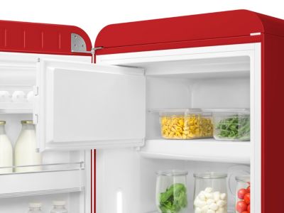 Réfrigérateur congélateur à poser ouverture gauche Smeg FAB28LRD5 244L / 26L rouge