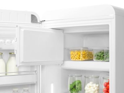 Réfrigérateur congélateur à poser ouverture gauche Smeg FAB28LWH5 244L / 26L blanc