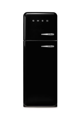 Réfrigérateur congélateur à poser ouverture gauche Smeg FAB30LBL5 222L / 72L noir