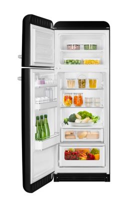 Réfrigérateur congélateur à poser ouverture gauche Smeg FAB30LBL5 222L / 72L noir