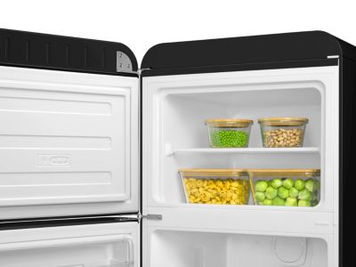 Réfrigérateur congélateur à poser ouverture gauche Smeg FAB30LBL5 222L / 72L noir