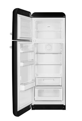 Réfrigérateur congélateur à poser ouverture gauche Smeg FAB30LBL5 222L / 72L noir