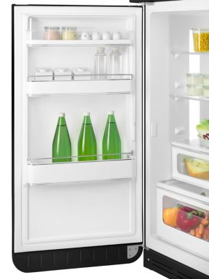 Réfrigérateur congélateur à poser ouverture gauche Smeg FAB30LBL5 222L / 72L noir