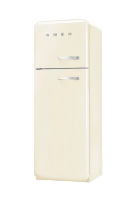 Réfrigérateur congélateur à poser ouverture gauche Smeg FAB30LCR5 222L / 72L crème
