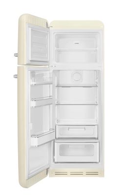 Réfrigérateur congélateur à poser ouverture gauche Smeg FAB30LCR5 222L / 72L crème