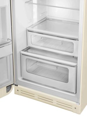 Réfrigérateur congélateur à poser ouverture gauche Smeg FAB30LCR5 222L / 72L crème