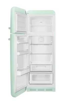 Réfrigérateur congélateur à poser ouverture gauche Smeg FAB30LPG5 222L / 72L vert d'eau