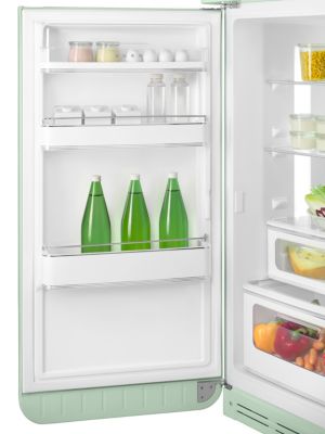 Réfrigérateur congélateur à poser ouverture gauche Smeg FAB30LPG5 222L / 72L vert d'eau