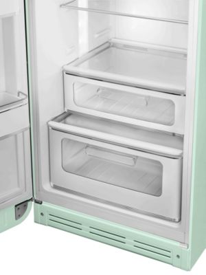 Réfrigérateur congélateur à poser ouverture gauche Smeg FAB30LPG5 222L / 72L vert d'eau