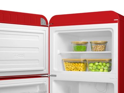 Réfrigérateur congélateur à poser ouverture gauche Smeg FAB30LRD5 222L / 72L rouge