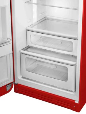 Réfrigérateur congélateur à poser ouverture gauche Smeg FAB30LRD5 222L / 72L rouge