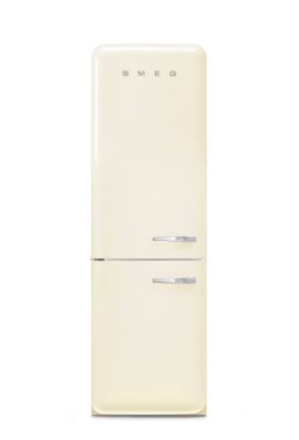 Réfrigérateur congélateur à poser ouverture gauche Smeg FAB32LCR5 234L / 97L crème