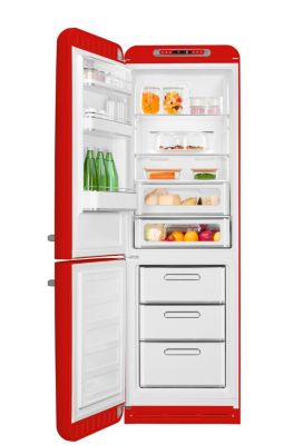 Réfrigérateur congélateur à poser ouverture gauche Smeg FAB32LRD5 234L / 97L rouge