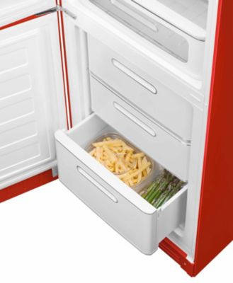 Réfrigérateur congélateur à poser ouverture gauche Smeg FAB32LRD5 234L / 97L rouge