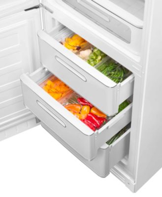 Réfrigérateur congélateur à poser ouverture gauche Smeg FAB32LWH5 234L / 97L blanc