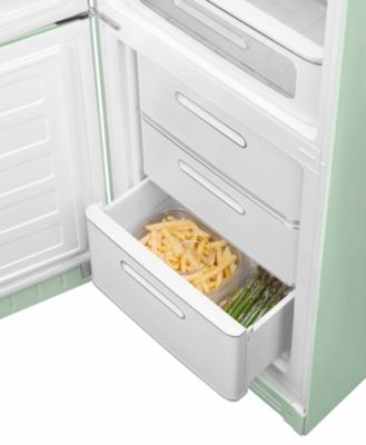 Réfrigérateur congélateur à poser ouverture gauche Smeg FAB32RPD5 234L / 97L vert d'eau