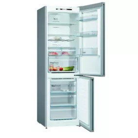 Réfrigérateur congélateur à poser porte réversible Bosch KGN36VLED 237L / 87L, inox