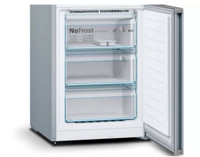Réfrigérateur congélateur à poser porte réversible Bosch KGN36VLED 237L / 87L, inox