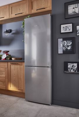 Réfrigérateur congélateur à poser porte réversible Bosch KGN36VLED 237L / 87L, inox
