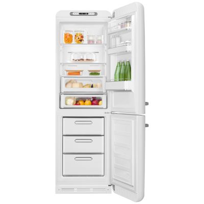 Réfrigérateur congélateur à poser Smeg AB32RWH6 blanc - 234L / 97L - H.209cm x L.68,5cm x P.86cm