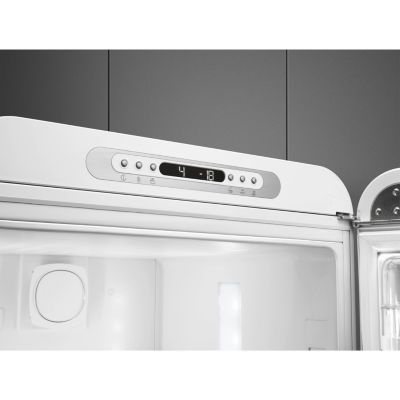 Réfrigérateur congélateur à poser Smeg AB32RWH6 blanc - 234L / 97L - H.209cm x L.68,5cm x P.86cm