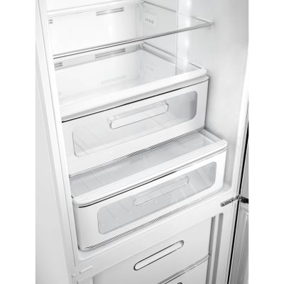 Réfrigérateur congélateur à poser Smeg AB32RWH6 blanc - 234L / 97L - H.209cm x L.68,5cm x P.86cm