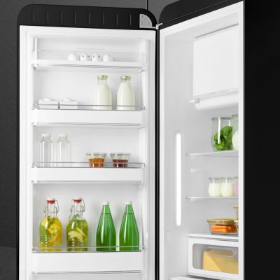 Réfrigérateur congélateur à poser Smeg FAB28LBL6 noir - 244L / 26L - H.166cm x L.68,5cm x P.86cm