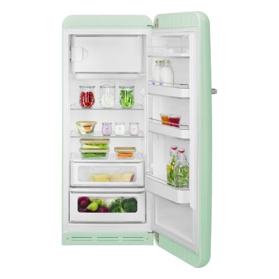 Réfrigérateur congélateur à poser Smeg FAB28RPG6 vert d'eau - 244L / 26L - H.166cm x L.68,5cm x P.86cm