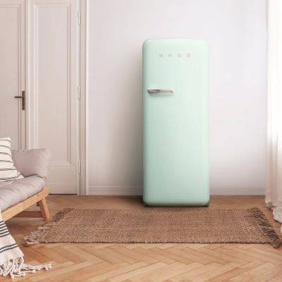 Réfrigérateur congélateur à poser Smeg FAB28RPG6 vert d'eau - 244L / 26L - H.166cm x L.68,5cm x P.86cm