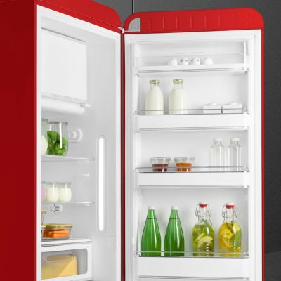 Réfrigérateur congélateur à poser Smeg FAB28RRD6 rouge - 244L / 26L - H.166cm x L.68,5cm x P.86cm