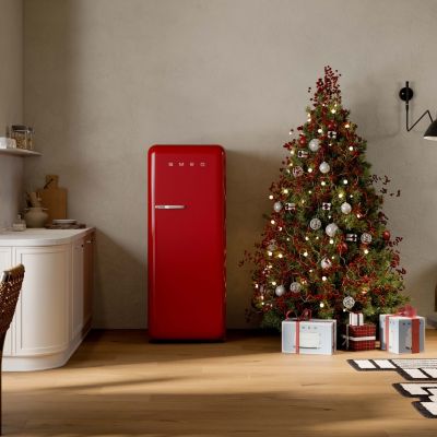 Réfrigérateur congélateur à poser Smeg FAB28RRD6 rouge - 244L / 26L - H.166cm x L.68,5cm x P.86cm