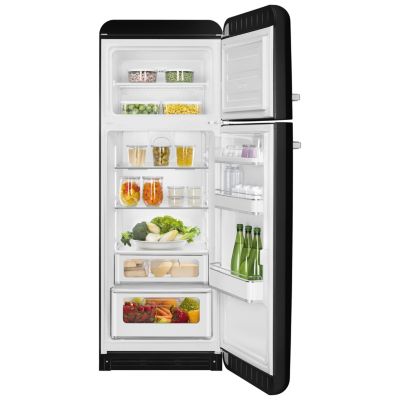 Réfrigérateur congélateur à poser Smeg FAB30RBL6 noir - 222L / 72L - H.181,5cm x L.68,5cm x P.86cm