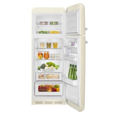 Réfrigérateur congélateur à poser Smeg FAB30RCR6 crème - 222L / 72L - H.181,5cm x L.68,5cm x P.86cm