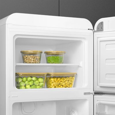 Réfrigérateur congélateur à poser Smeg FAB30RWH6 blanc - 222L / 72L - H.181,5cm x L.68,5cm x P.86cm