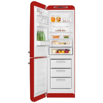 Réfrigérateur congélateur à poser Smeg FAB32LRD6 rouge - 234L / 97L - H.209cm x L.68,5cm x P.86cm