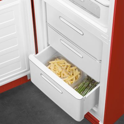 Réfrigérateur congélateur à poser Smeg FAB32LRD6 rouge - 234L / 97L - H.209cm x L.68,5cm x P.86cm