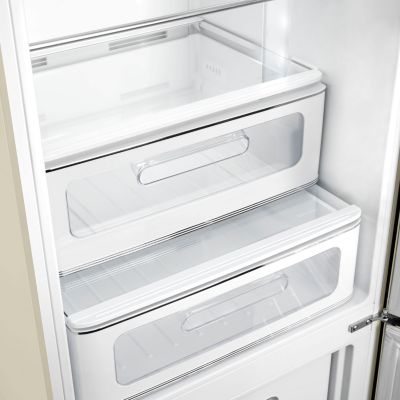 Réfrigérateur congélateur à poser Smeg FAB32RCR6 crème - 234L / 97L - H.209cm x L.68,5cm x P.86cm