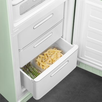 Réfrigérateur congélateur à poser Smeg FAB32RPG6 vert d'eau - 234L / 97L - H.209cm x L.68,5cm x P.86cm