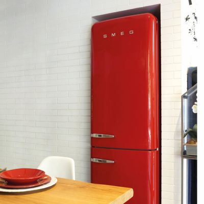 Réfrigérateur congélateur à poser Smeg FAB32RRD6 crème - 234L / 97L - H.209cm x L.68,5cm x P.86cm