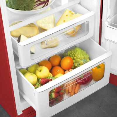 Réfrigérateur congélateur à poser SmegFAB30RRD6 rouge - 222L / 72L - H.181,5cm x L.68,5cm x P.86cm