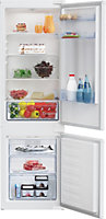 Réfrigérateur congélateur encastrable porte réversible Beko BCHA275K41SN 193L / 69L, blanc