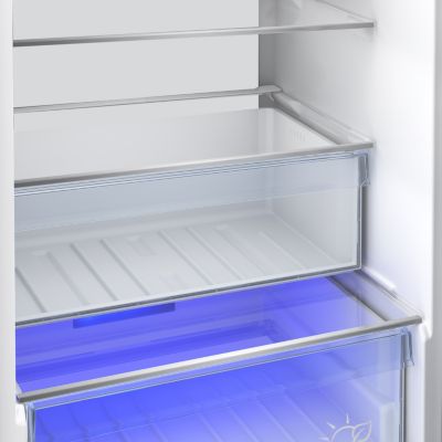 Réfrigérateur congélateur encastrable porte réversible Beko BCHA306E4SN 220L / 69L, blanc