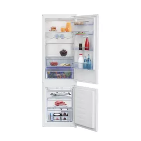 Réfrigérateur congélateur encastrable porte réversible Beko ICQFVD373 193L / 69L, blanc