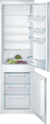 Réfrigérateur congélateur encastrable porte réversible Bosch KIV86NSF0 182L / 83L, blanc
