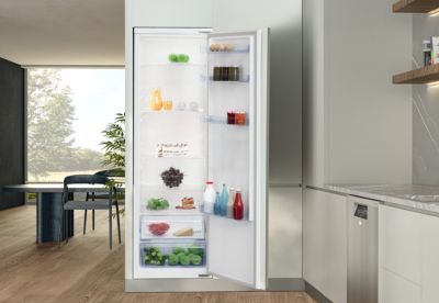 Réfrigérateur encastrable porte réversible Beko BSSA315K4SN 309L blanc